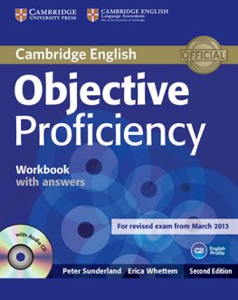 Objective Proficiency 2nd Edition Workbook with Answers with Audio CD Objective Proficiency 2nd Edition Workbook with Answers with Audio CD