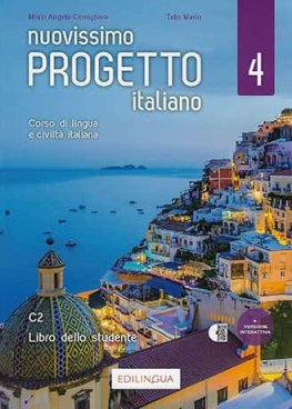 Nuovissimo Progetto italiano 4 Libro dello studente + tracce Audio Nuovissimo Progetto italiano 4 Libro dello studente + tracce Audio