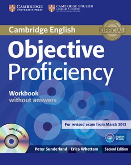 Objective Proficiency 2nd Edition Workbook without Answers with Audio CD Objective Proficiency 2nd Edition Workbook without Answers with Audio CD