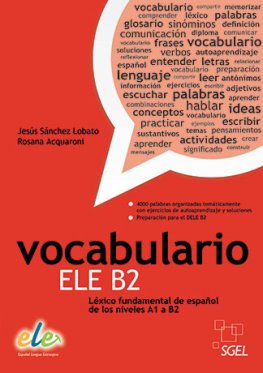 Vocabulario Ele B2 Libro Vocabulario Ele B2 Libro