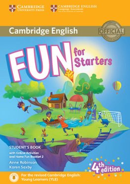 Fun for Starters 4th Edition Student's Book with Online Activities with Audio and Home Fun Booklet  Fun for Starters 4th Edition Student's Book with Online Activities with Audio and Home Fun Booklet