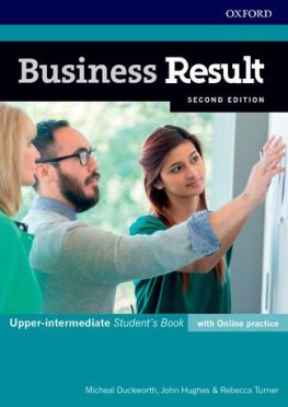 Business Result 2nd Edition Upper-Intermediate Student's Book with Online Practice Business Result 2nd Edition Upper-Intermediate Student's Book with Online Practice