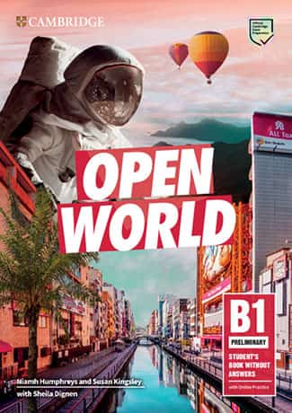 Open World B1 Preliminary Student's Book without Answers with Online Practice - Cliquez sur l'image pour la fermer